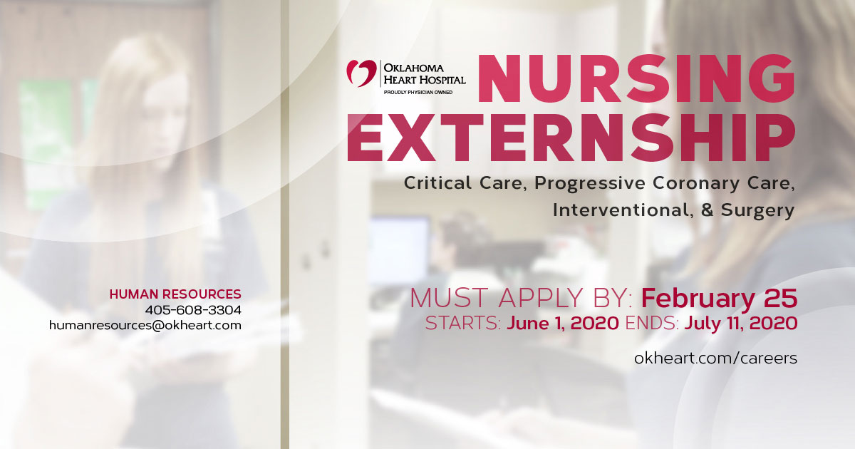 Nurse Extern Program Oklahoma Heart Hospital